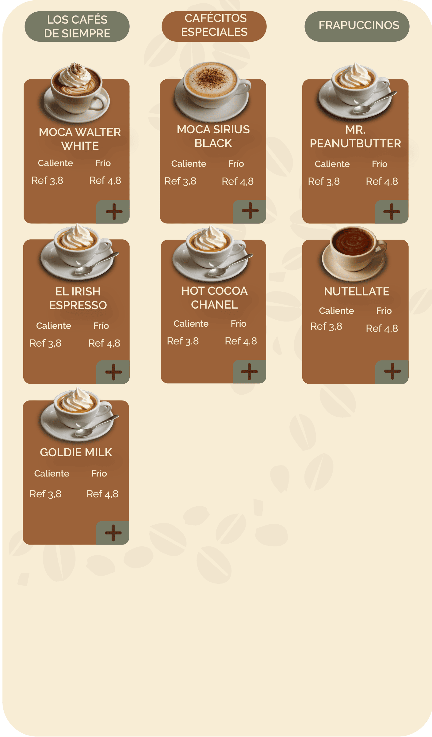 Cafécitos Especiales Café Brería