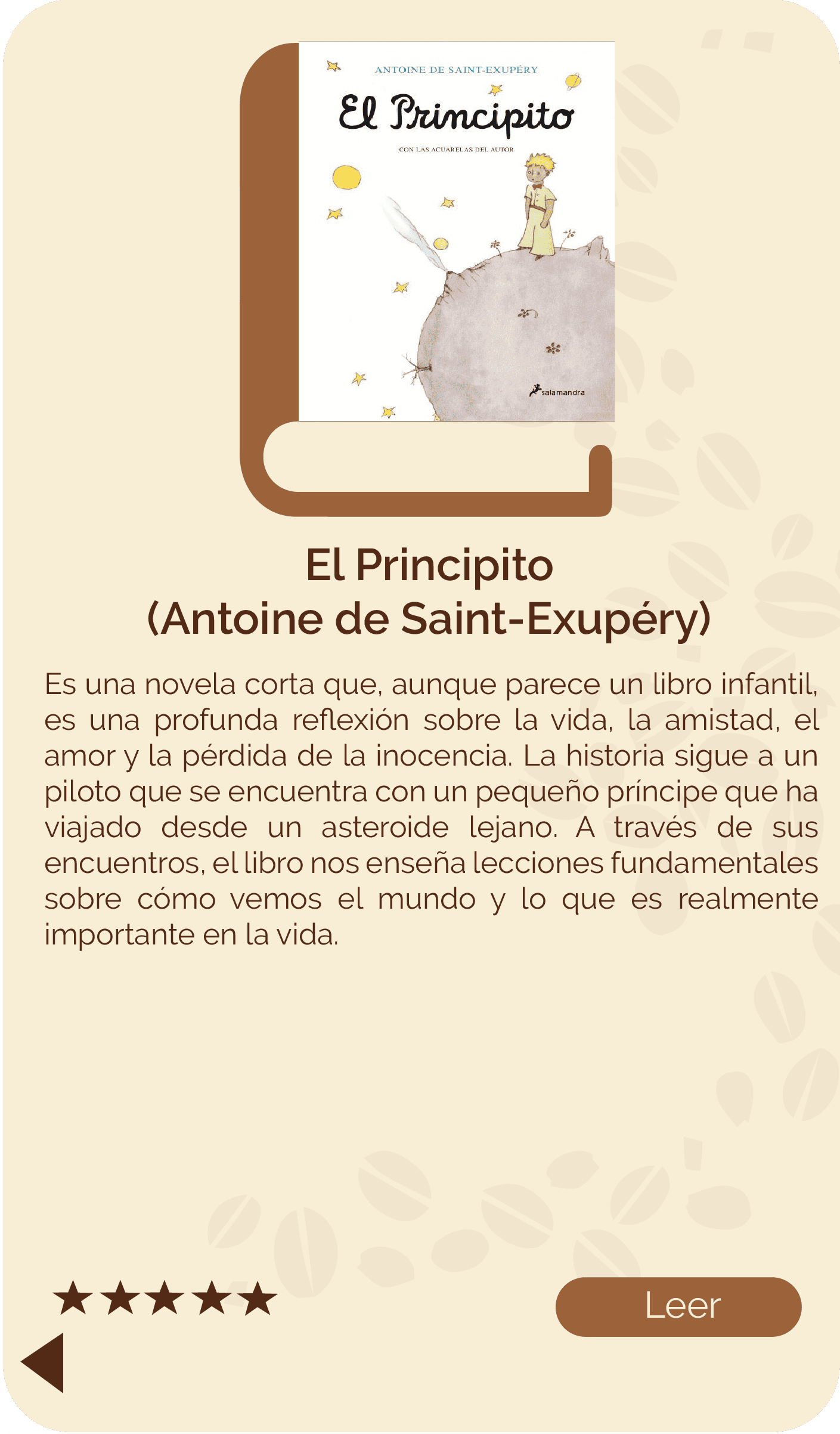El Principito - Café Brería
